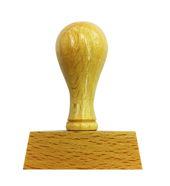 Holzstempel 45 x 25 mm